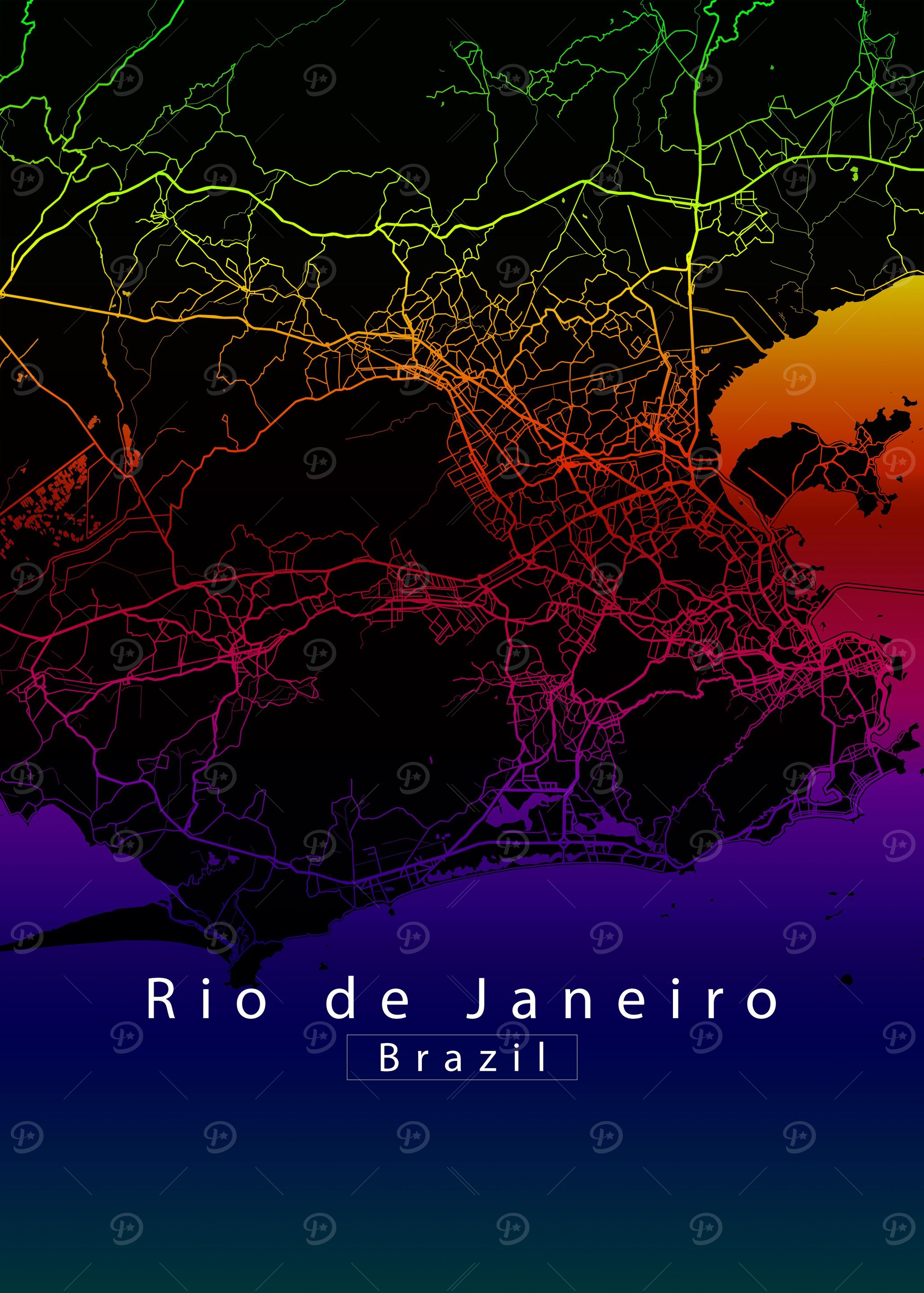 Rio de Janeiro City Map