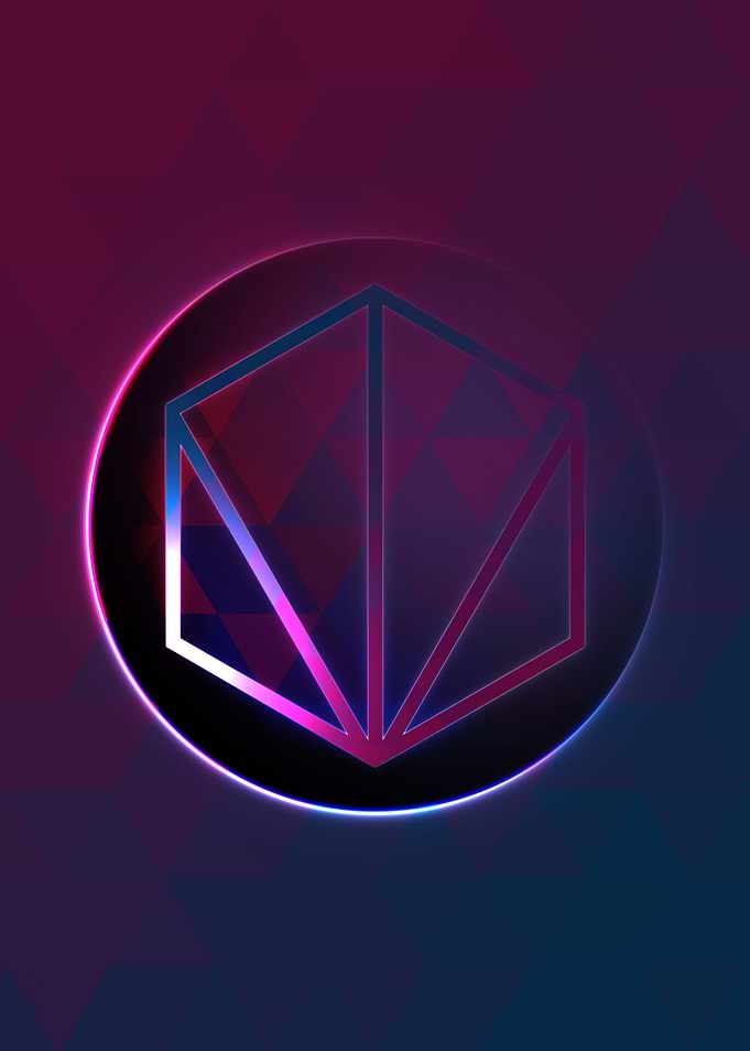 Neon Magic Circle Sign Art
