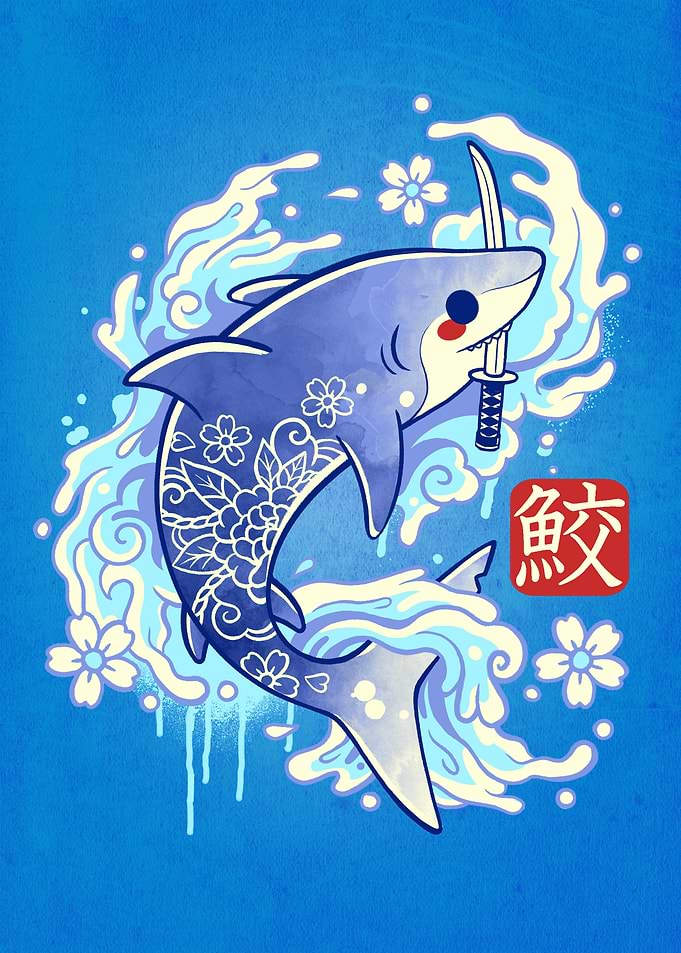 Japanese shark samebito