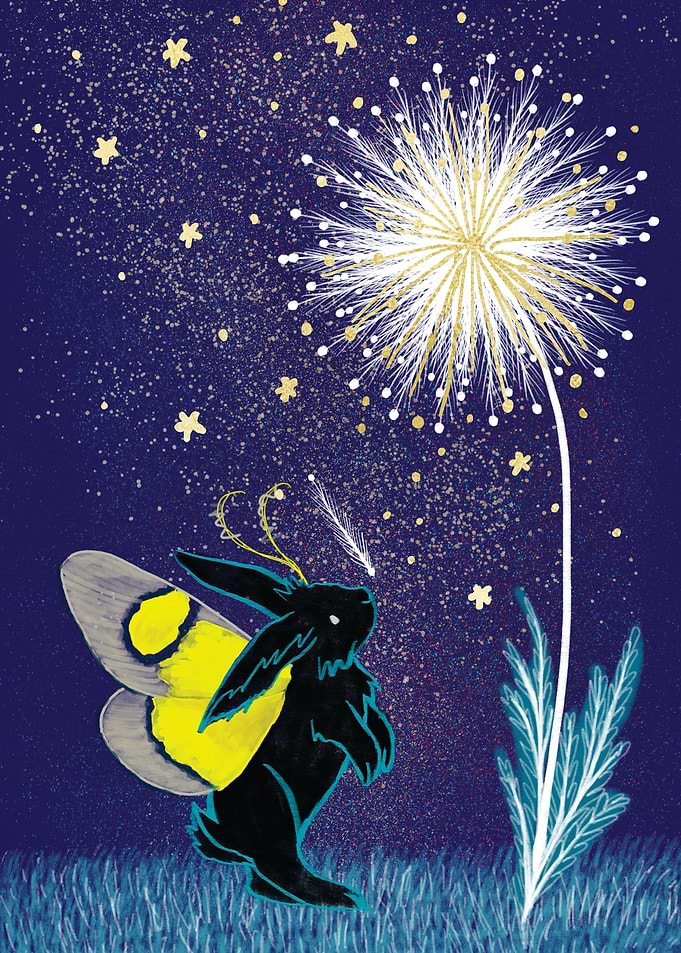 Make A Wish Bunny Moth