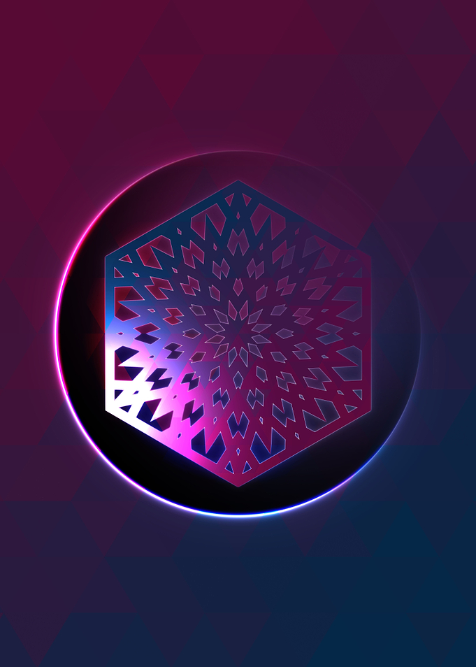 Rainbow Geometric Symbol