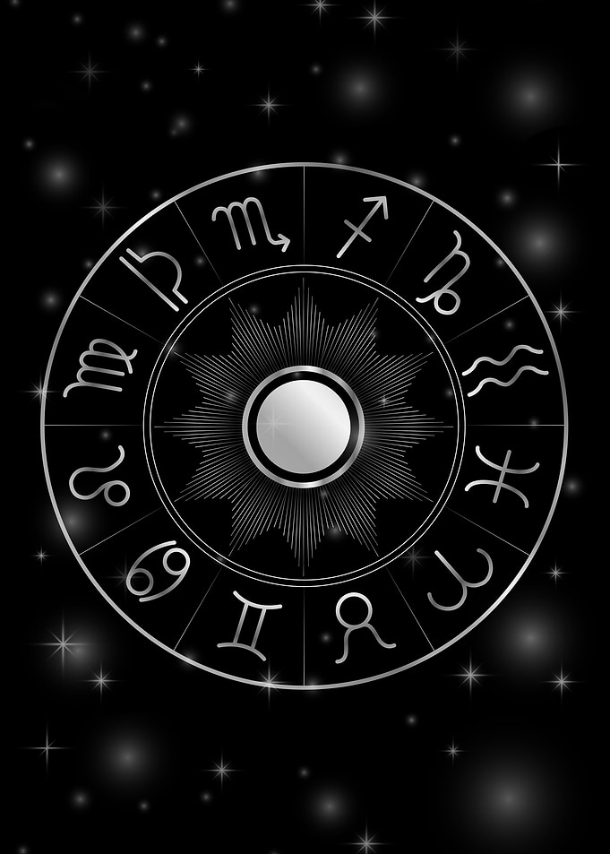 Zodiac astrology circle