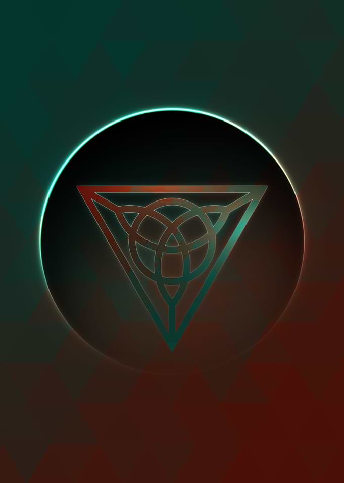 Rainbow Geometric Symbol