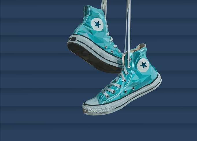 hideout hi top sneaker