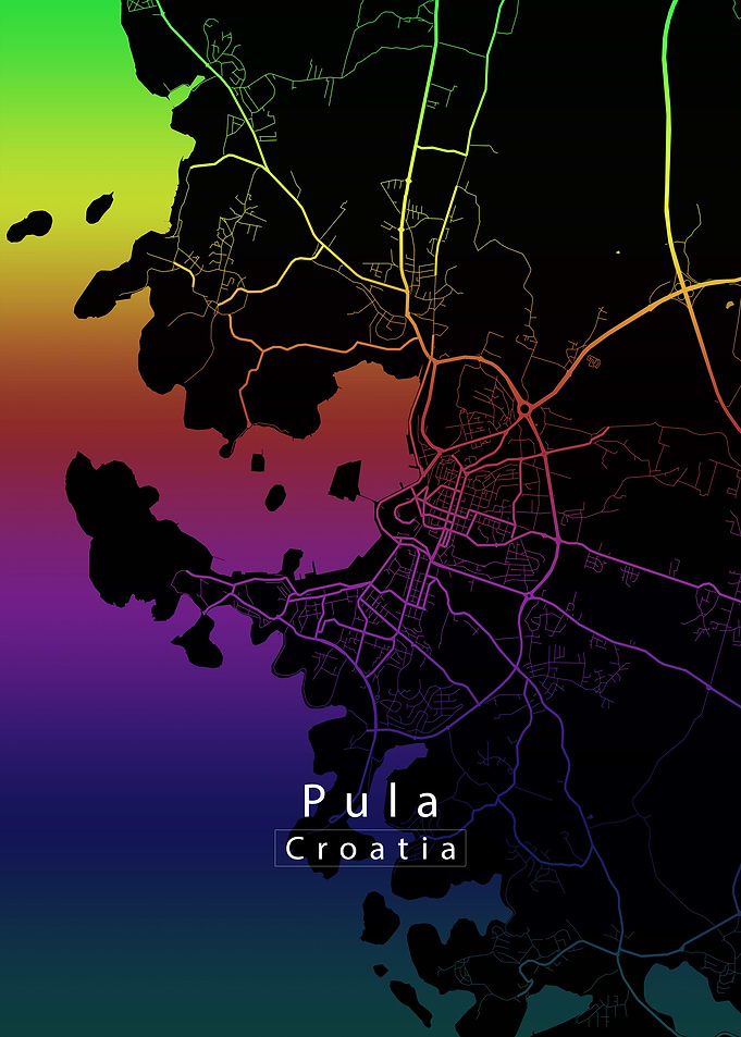 Pula City Map