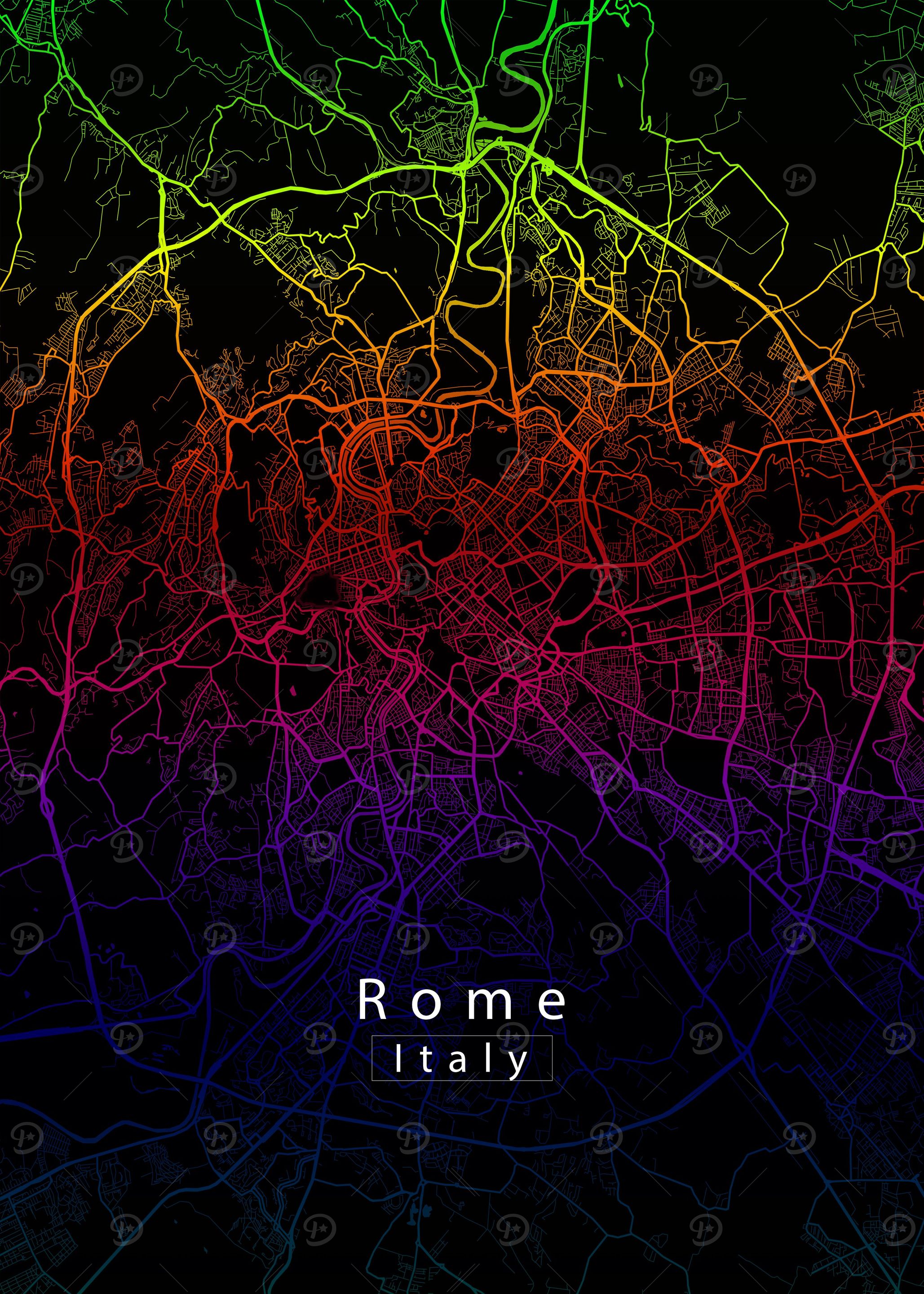 Rome City Map