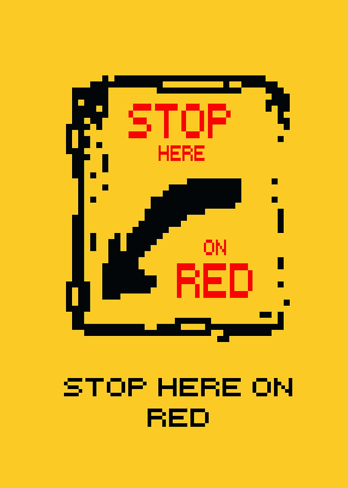 Stop Here on Red