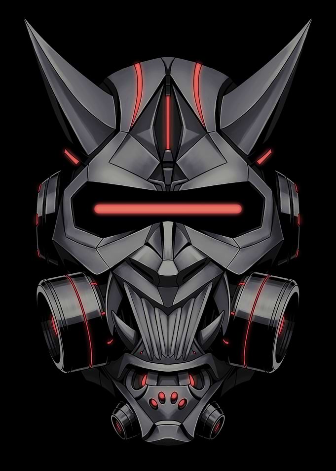 Cyberpunk Oni Mask