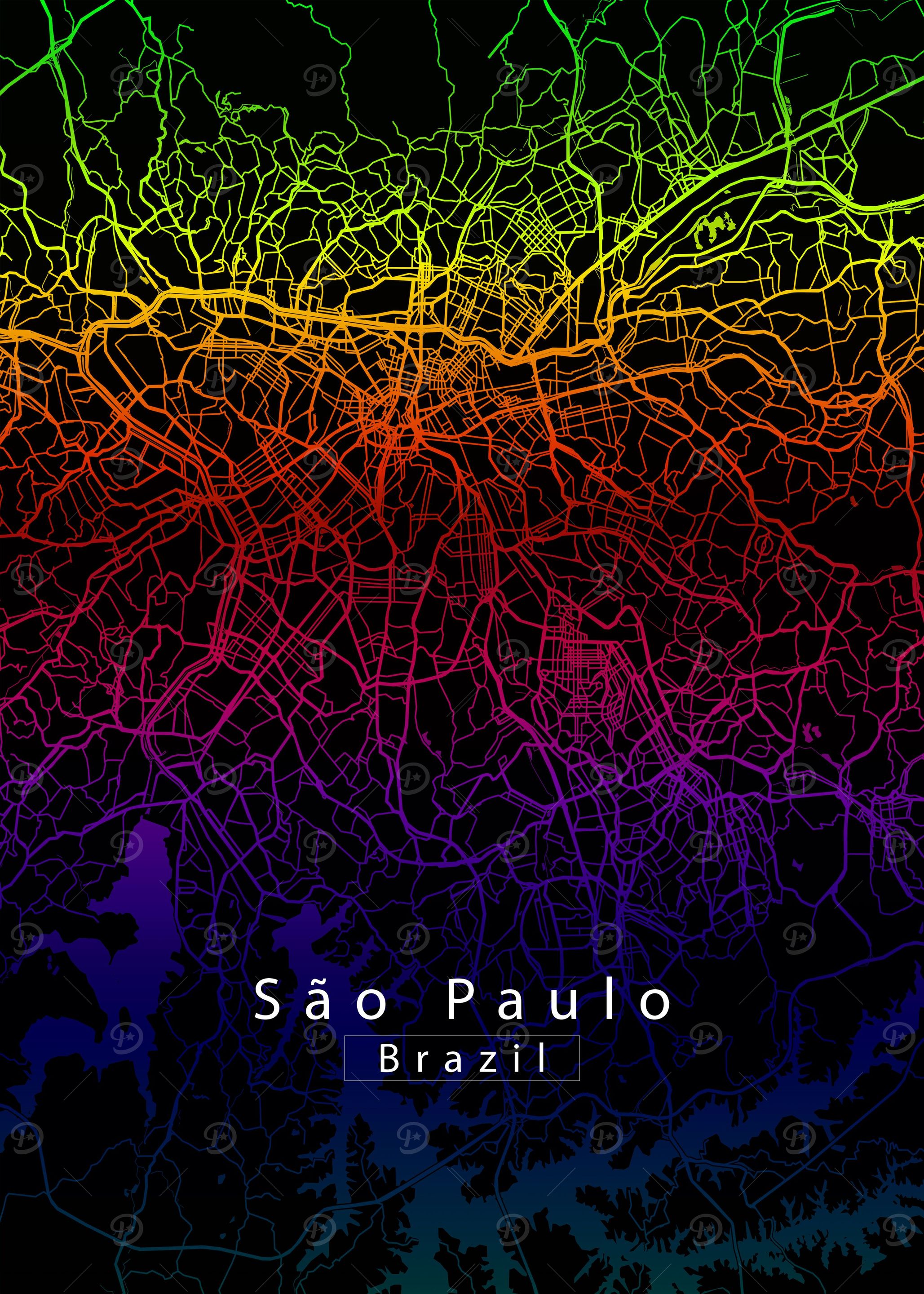 Sao Paulo City Map