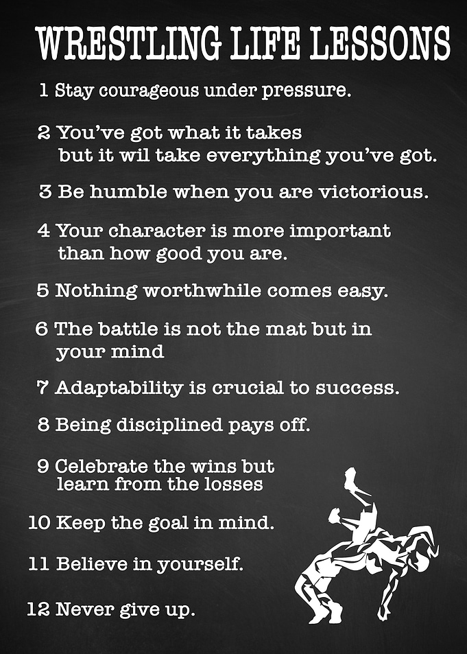 Wresting life lessons