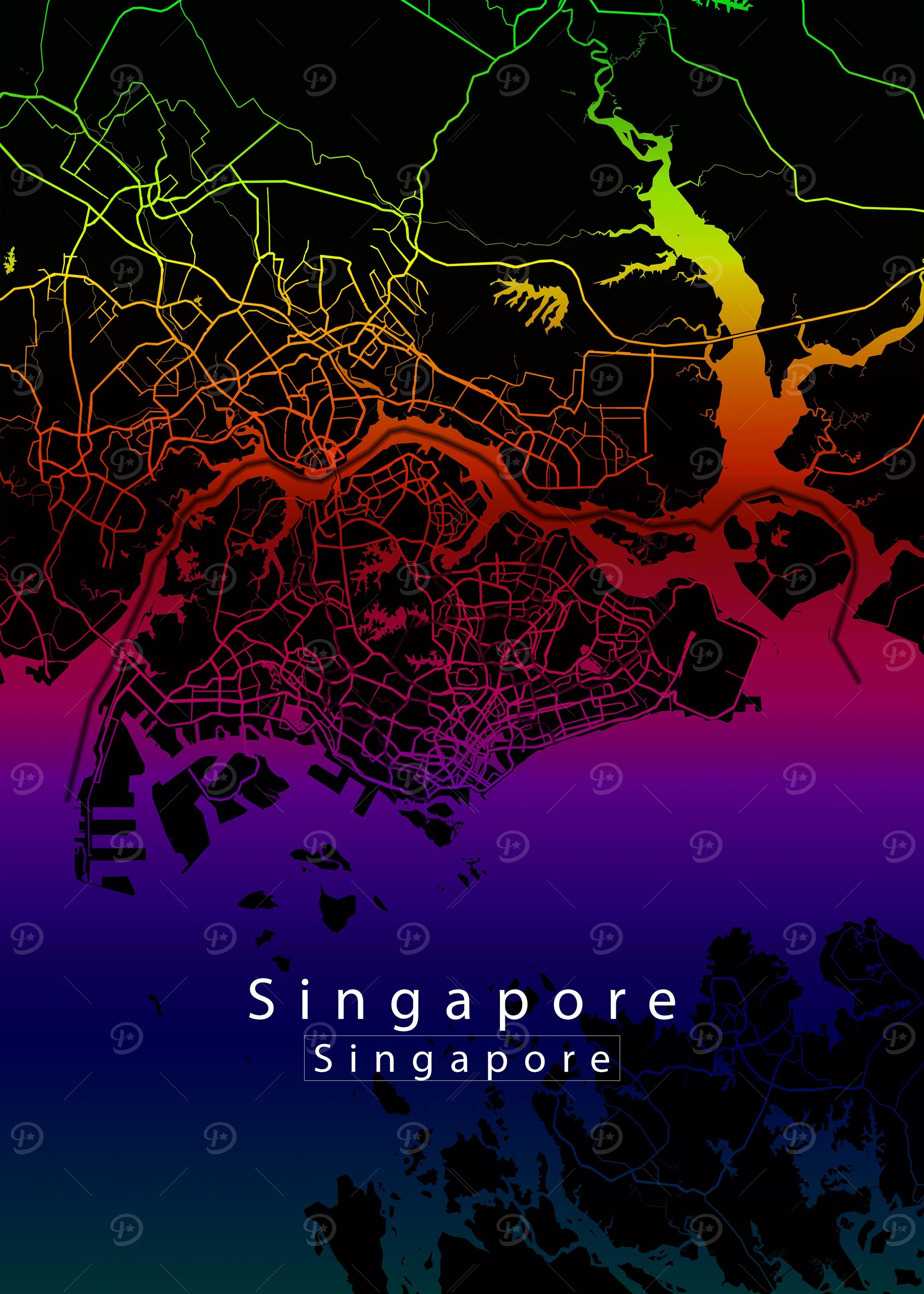 Singapore City Map