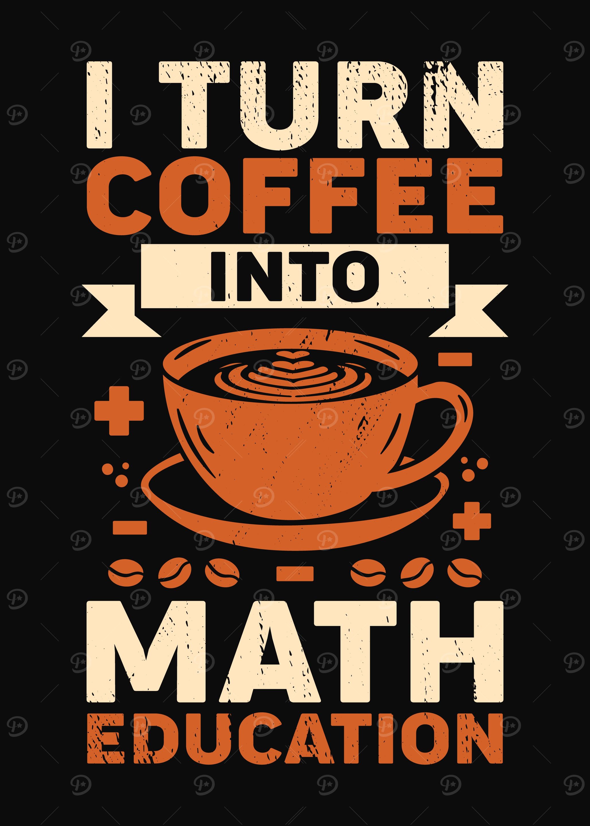 Math Teacher Coffee Design