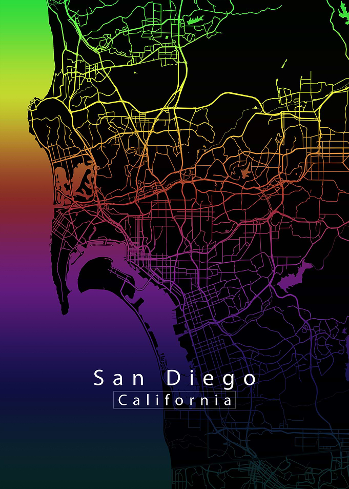 San Diego City Map