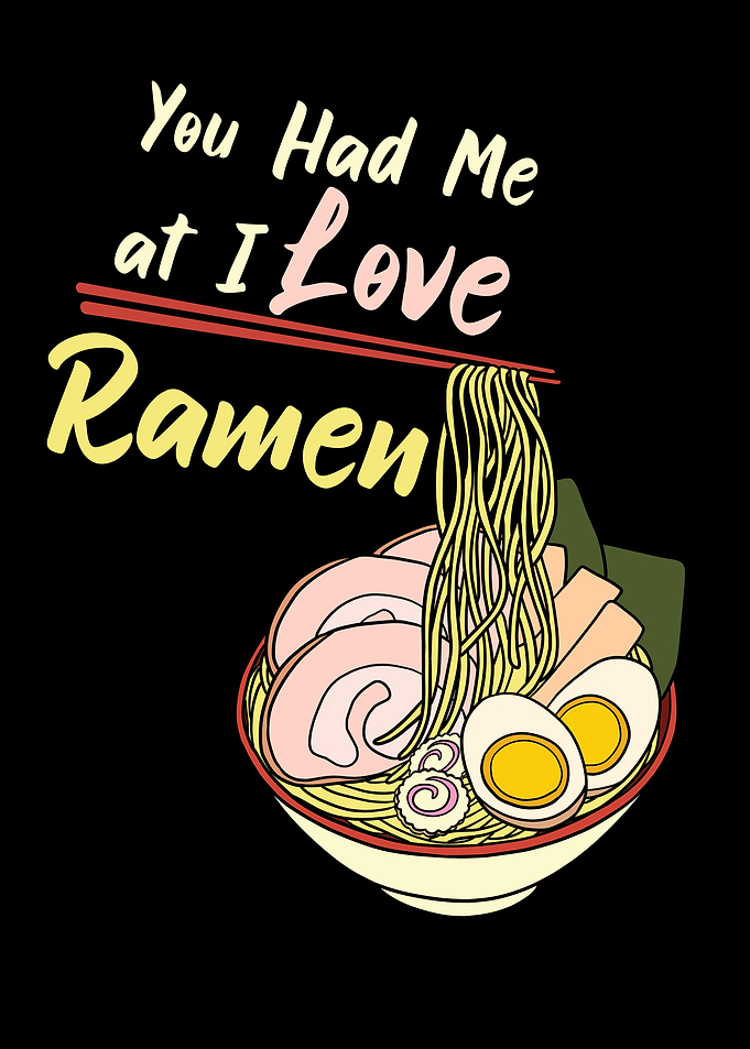 I Love Ramen Noodle Bowl