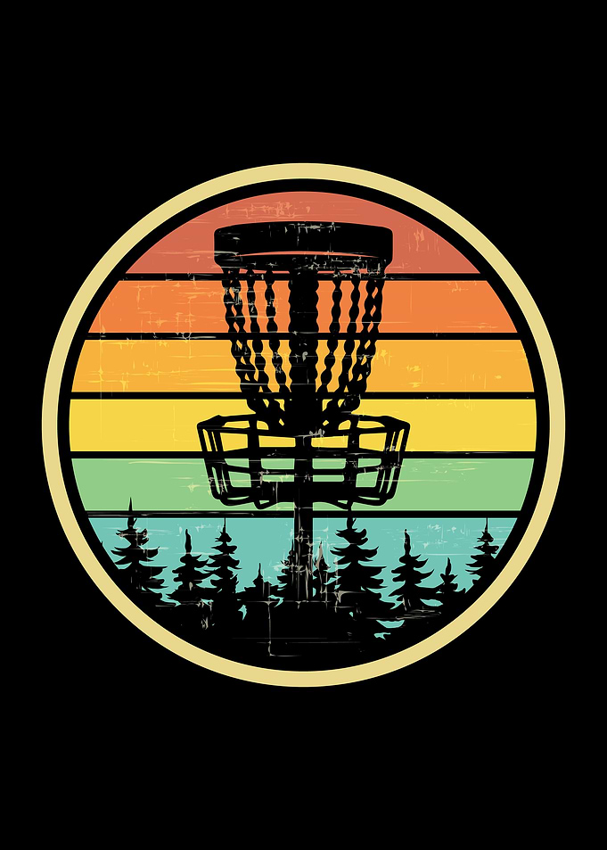 Retro Vintage Disc Golf
