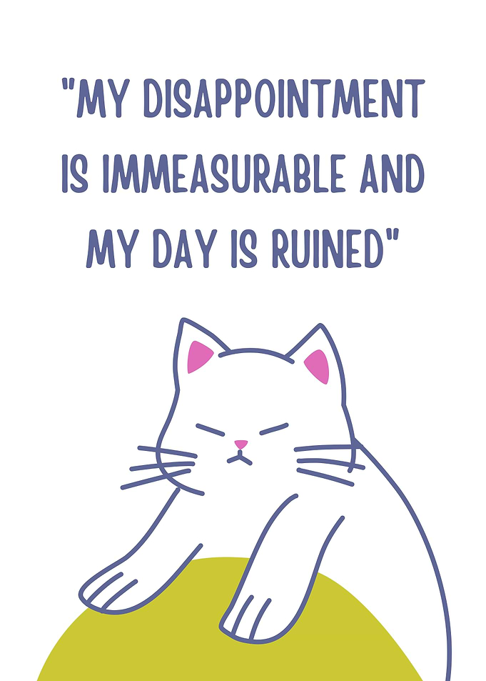 Disappointed Cat