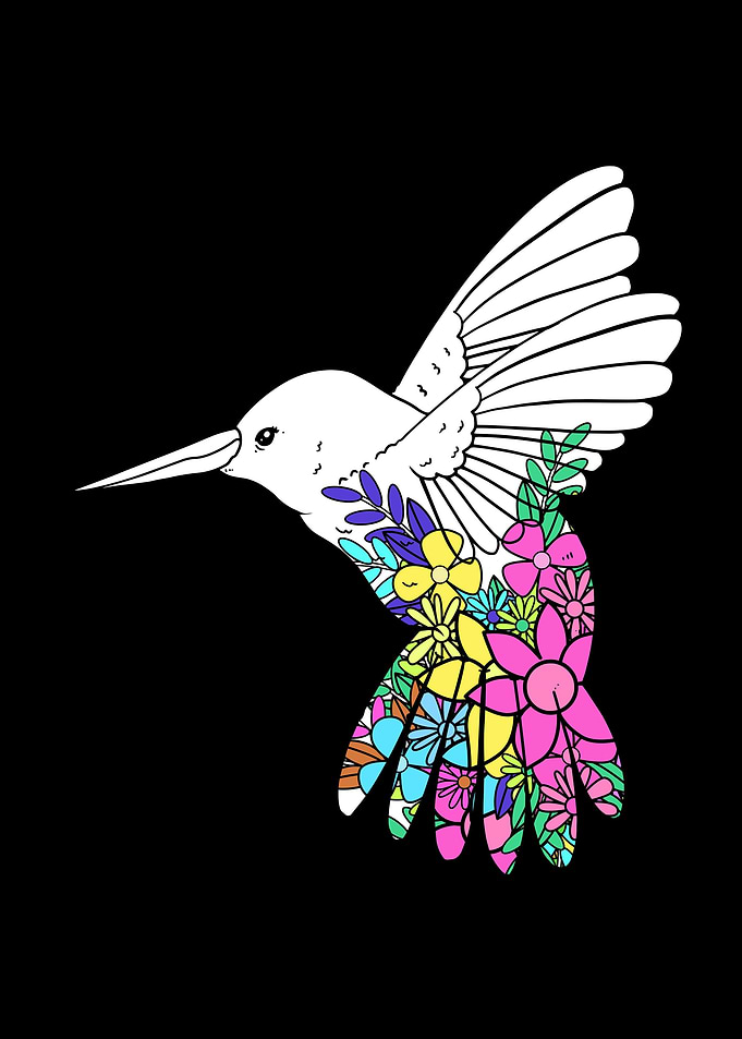 Floral Hummingbird