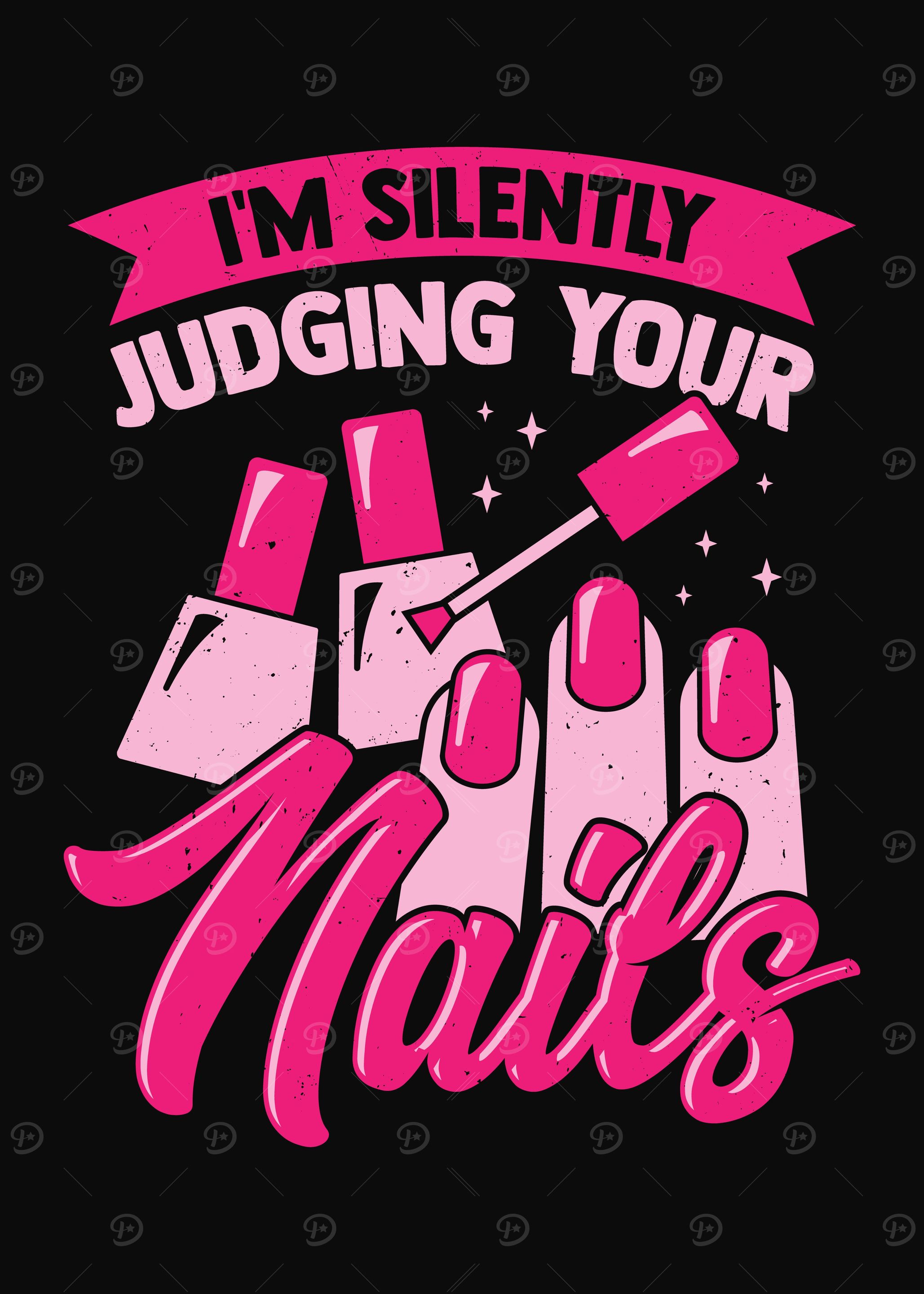 Funny Nail Tech Design