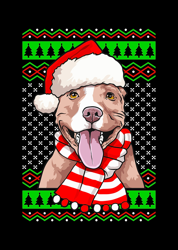 Pitbull Chrsitams Costume