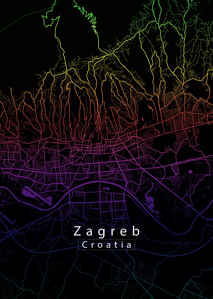 Zagreb City Map