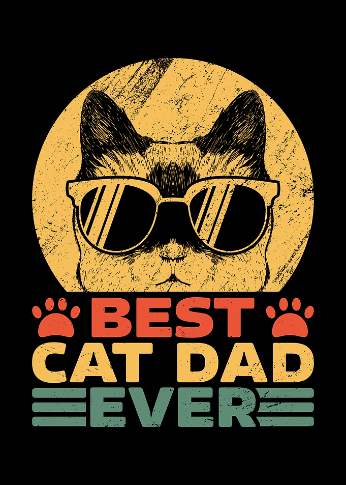 Best Cat Dad Ever Bad Ass