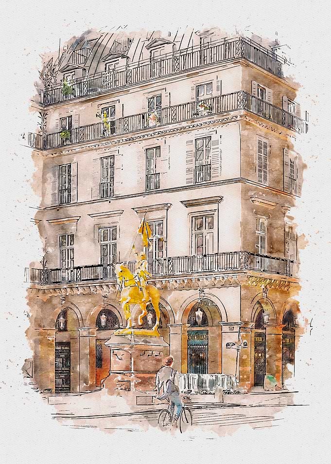 Watercolor Paris