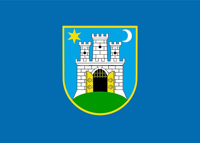 Zagreb city flag
