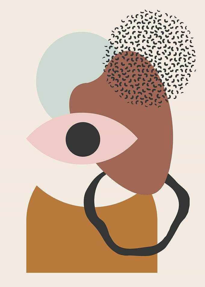 Bohemian abstract shapes