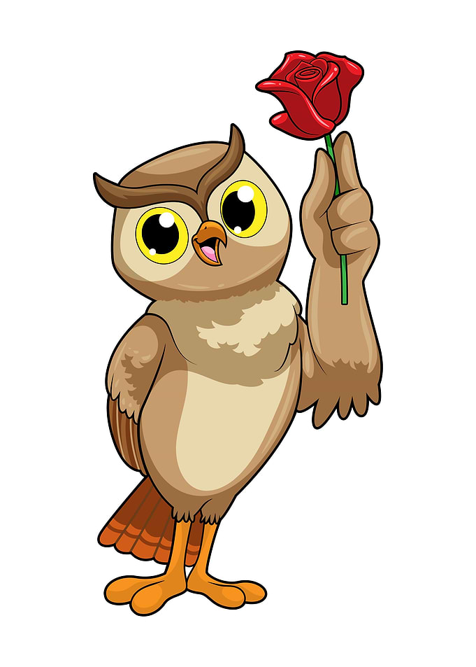 Owl Rose Flower