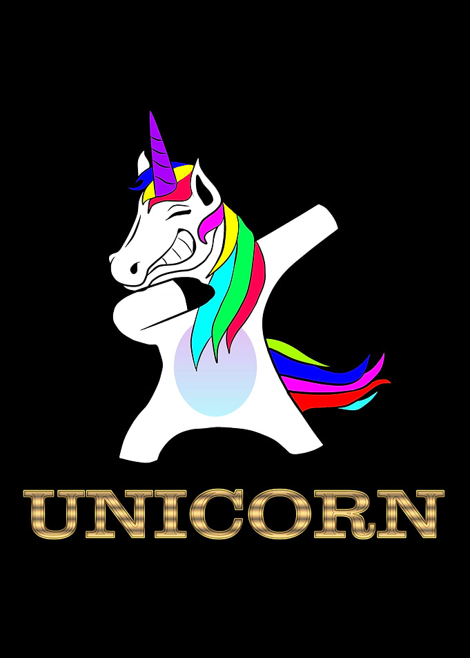 Dabbing Unicorn Mystical