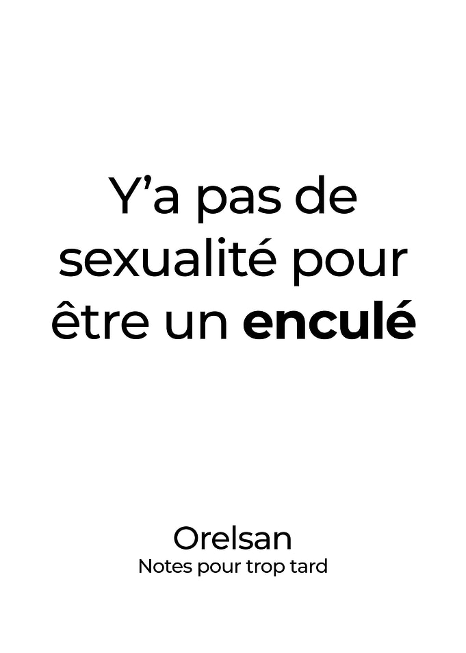 Orelsan affiche poster