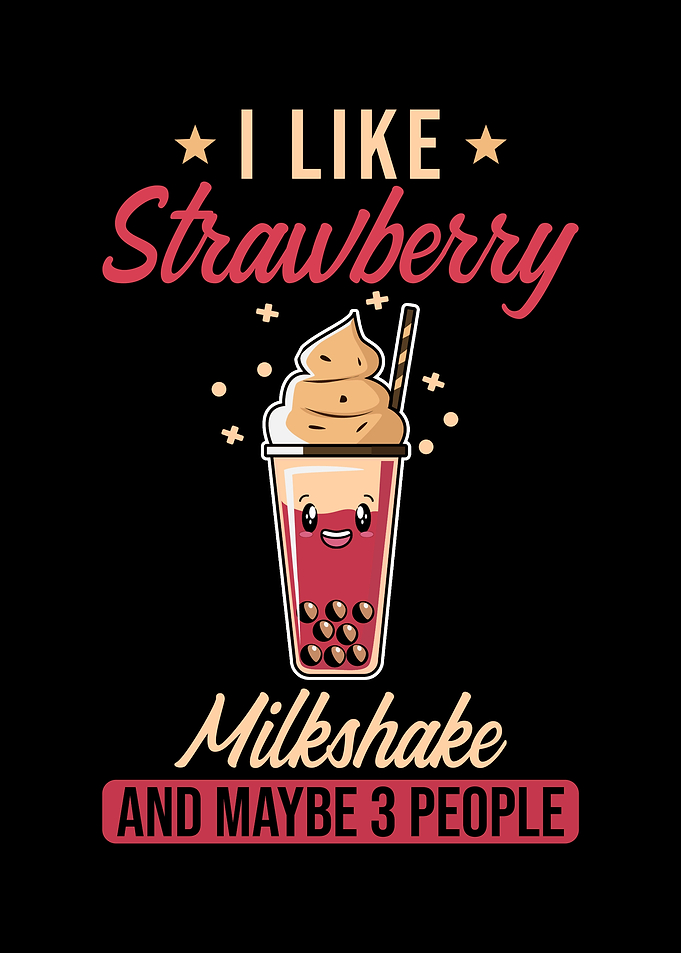 Milkshake Chocolate kawaii
