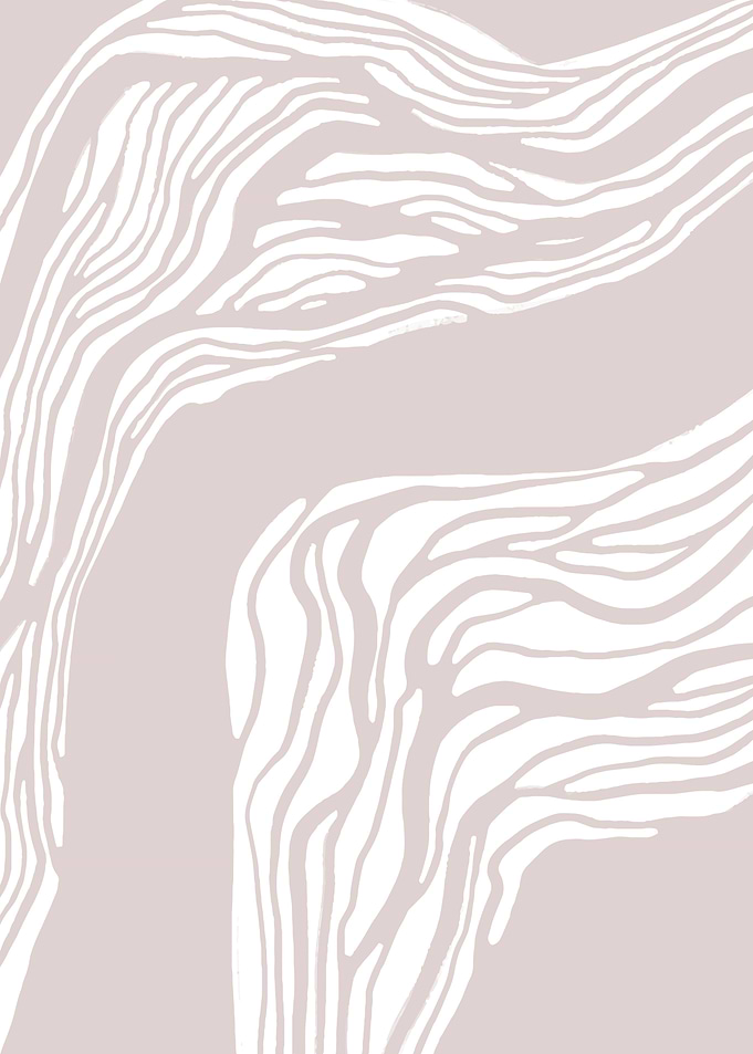 Abstract shapes line art