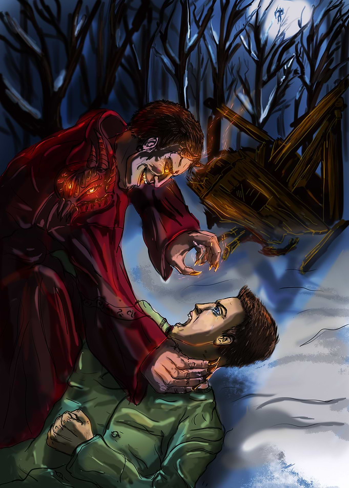 Windren against a Demonid