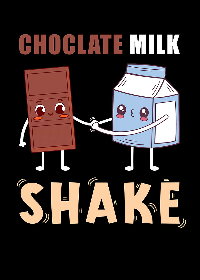 Milkshake Chocolate kawaii