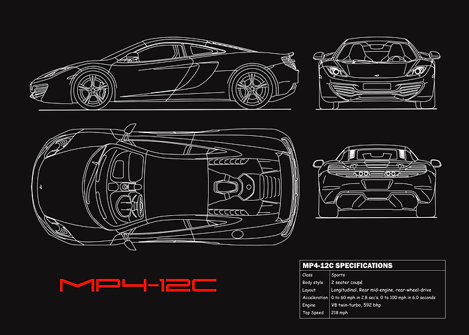 The MP4 12C Blueprint