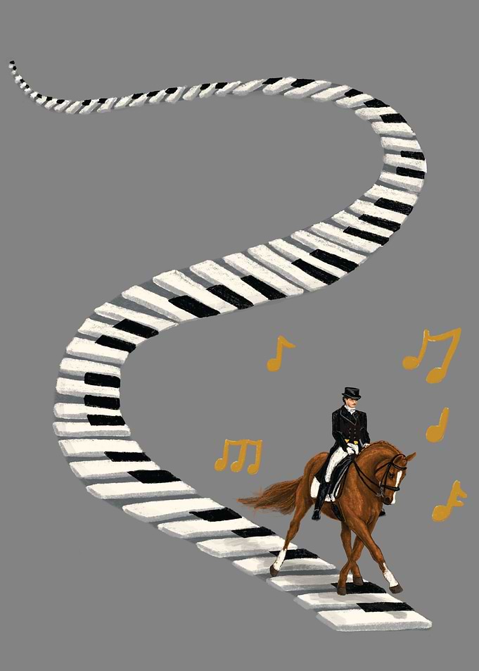 Classical Dressage Horse