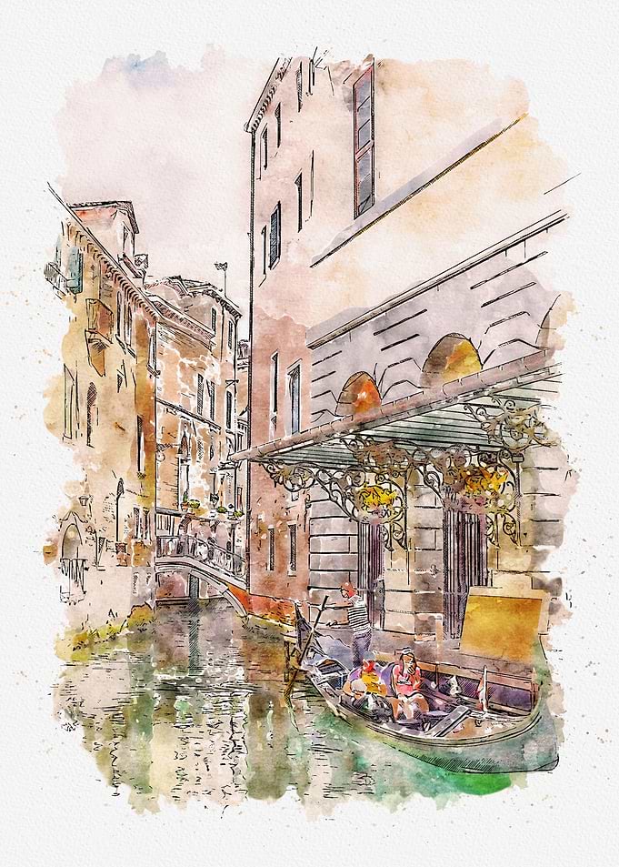 Watercolor Vencie