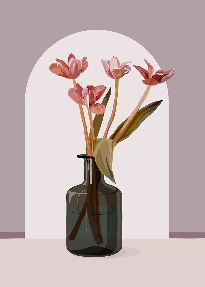 Flowers in a vase