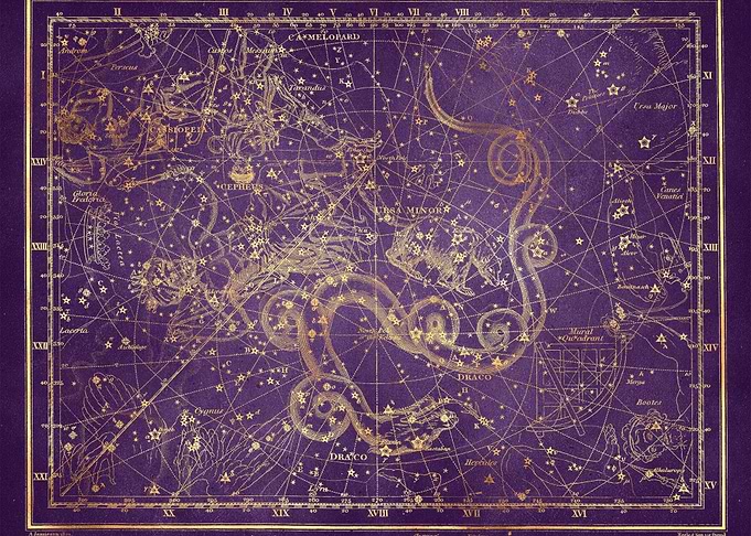 Purple Gold Star Map 01