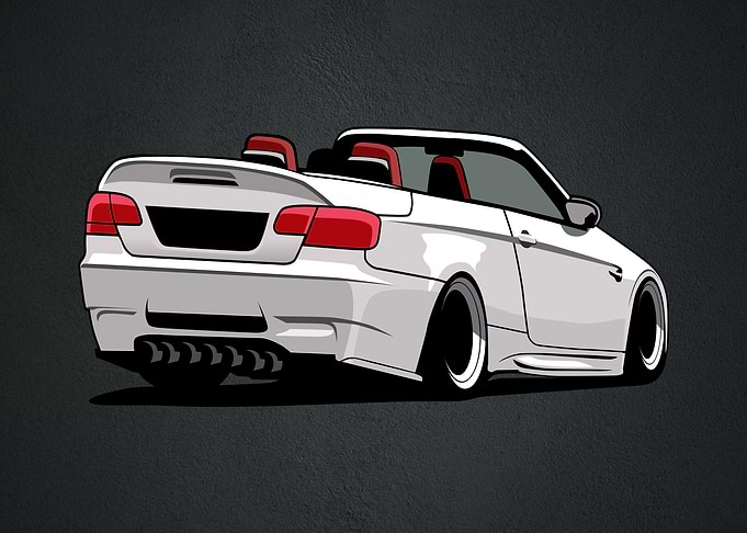 car illustration design