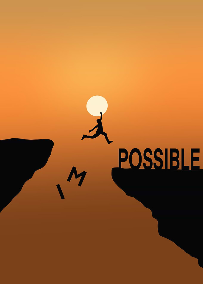 Silhouette climbing