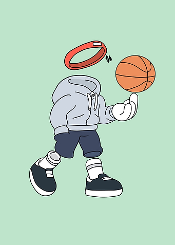Invisible basketball