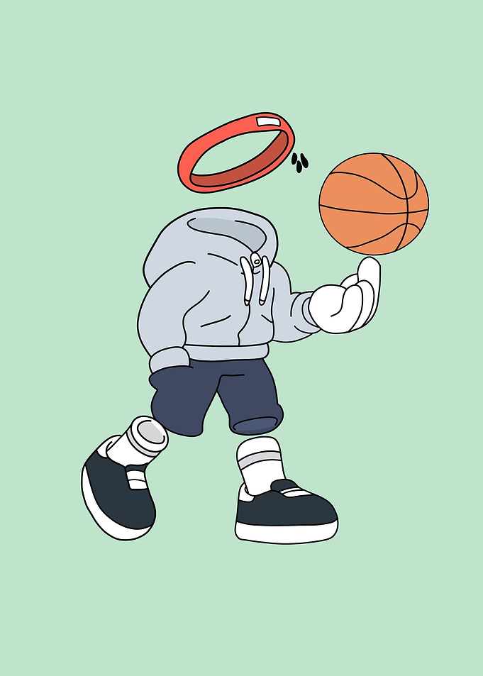 Invisible basketball
