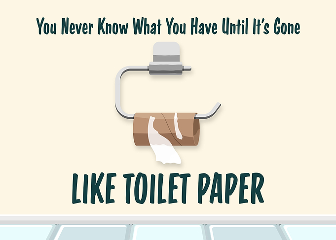 Funny Toilet Paper Gone
