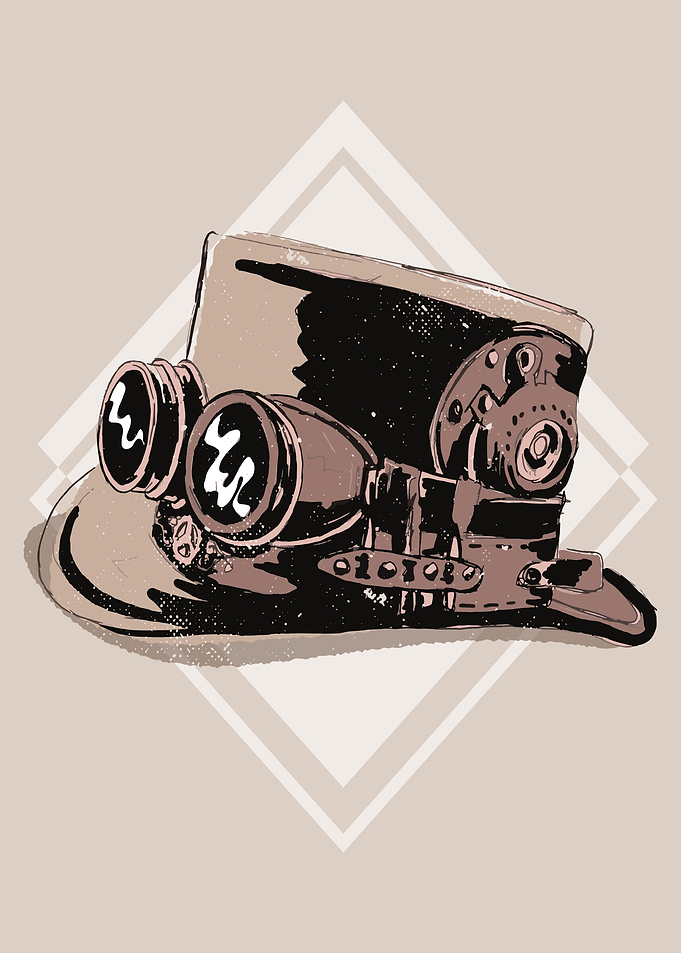 Steampunk top hat