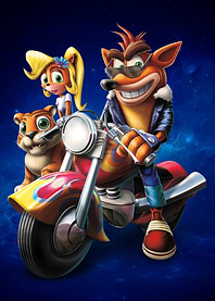 Crash's motorcycle