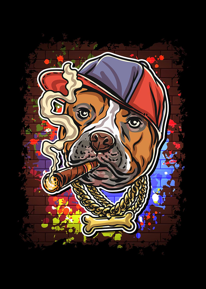 Funny Gnagsta Pitbull