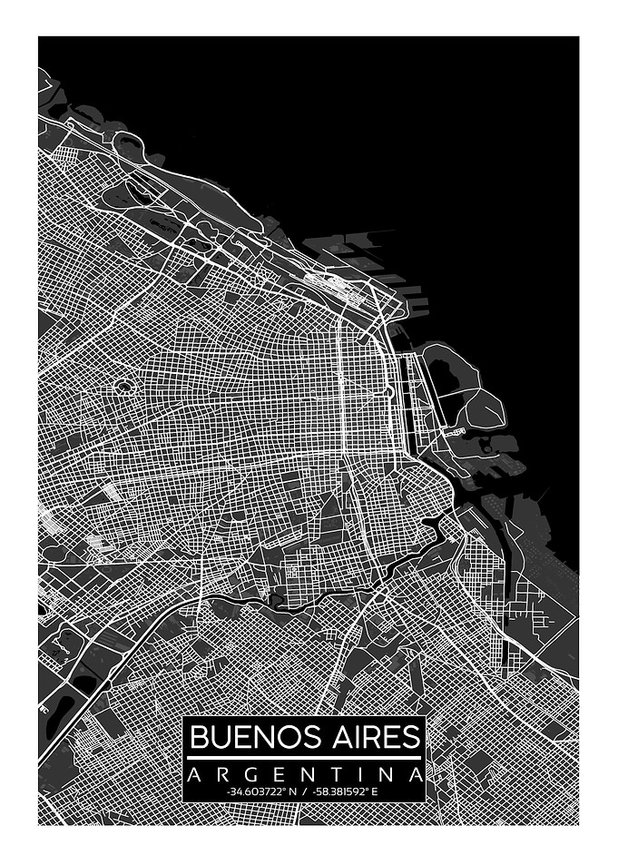 Buenos Aires Street Map