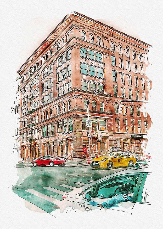 Watercolor New York